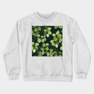 Green Leaves Pattern 4 Crewneck Sweatshirt